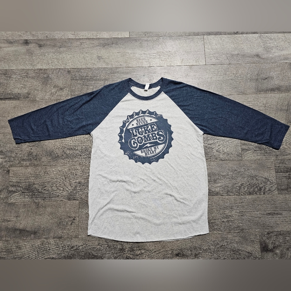 Luke Combs Beer Never Broke My Heart baseball shirt